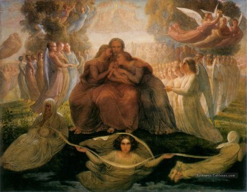poème de lme 1génération divine Anne François Louis Janmot Peinture à l'huile